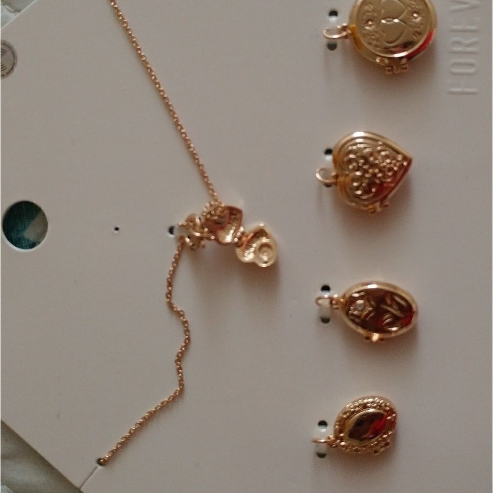 One Magnet Locket charm necklace - Picture 2 of 3
